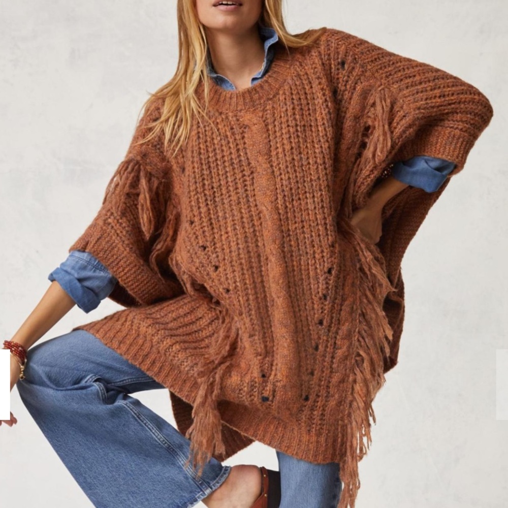 Anthropologie - Fringe Poncho